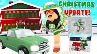 NEW BLOXBURG CHRISTMAS UPDATE NEW TRUCK ADVENT CALENDER and MORE 🎄 [upl. by Dayir747]