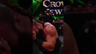 BRAUN STROWMAN VS TYSON FURY  CROWN JEWEL 2019 wwe crownjewel romanreigns brocklesnar shorts [upl. by Auoz]