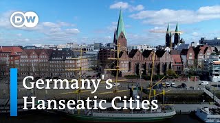 A Flying Guide Germanys Hanseatic Cities  From Hamburg to Wismar  Cities in Germanys North [upl. by Charlie]