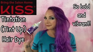 Kiss Tintation Tint Up SemiPermanent Hair Color Review [upl. by Nilloc]