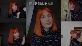 ASMR  Najlon buvljak HAUL 🍂❤️ zvuci materijala 💤💤 [upl. by Antonin953]