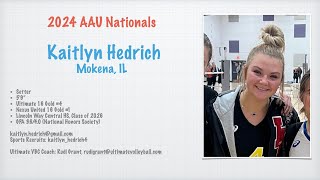 Kaitlyn Hedrich 2024 AAU Nationals Highlights June 2024 [upl. by Ruthann]