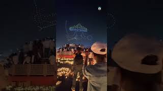 drone show Ayodhya diwali2024 diwalispecial rammandir [upl. by Hendrika]