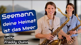 Seemann deine Heimat ist das Meer Freddy Quinn  Lolita cover Sax Element [upl. by Irtimed58]