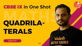 Quadrilaterals Class 9 in One Shot 🔥  Class 9 Maths Chapter 8 Complete Lecture  Shobhit Nirwan [upl. by Akemad201]