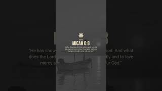 Act Justly Love Mercy Walk Humbly  Gods Powerful Call in Micah 68 ✝️🙏🏻📖 bibleverse [upl. by Anitap]