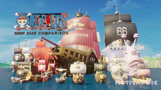 One Piece Ship  Size Comparison [upl. by Thevenot]