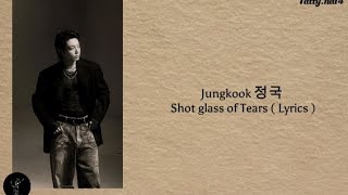 Jungkook 정국 Shot glass of Tears  Lyrics [upl. by Atsirhcal]