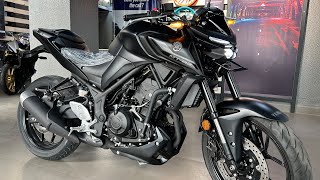 New Launch🚀 2024 Yamaha MT03 Black Detailed Review  On Road Price New Update Features Mileage [upl. by Aserehs234]