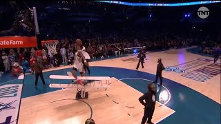 John Collins Dunks Over a Plane 2019 Slam Dunk Contest [upl. by Nylrebmik]