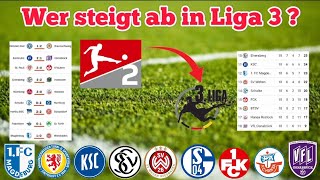 Wer steigt ab in Liga 3  2bundesliga 3liga absteiger [upl. by Ynnelg]