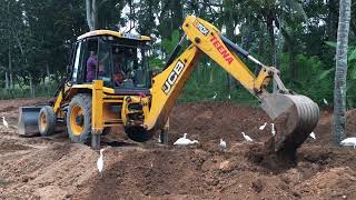 jcb 3dx preparing land for tapioca cultivation [upl. by Zacks]