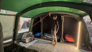 Vango Sherwood 600xl Tent Review Pole amp Airbeam [upl. by Idhem]