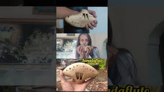 Sanadaflute wooden ocarina dual tone in hexatonic scale for suzy [upl. by Leynwad63]