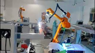 Сварочный робот SZGH 9осевой рычаг robot szgh robotics industrial machine [upl. by Jelks111]