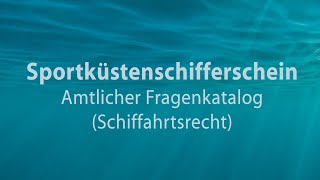 SKS Fragenkatalog Schiffahrtsrecht Frage 064 [upl. by Ilan]