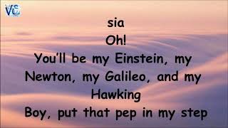 Sia genius lyrics video ft diplolabrinth amp LSD [upl. by Hobie]