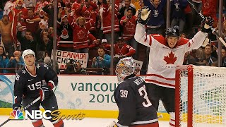 Sidney Crosbys golden goal lifts Canada in epic 2010 gold medal final  NBC Sports [upl. by Takken880]