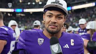 Jalen McMillan 2023 Pac12 Football Championship Game Highlights  No 3 Washington vs No 5 Oregon [upl. by Alemat]