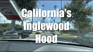 Driving Tour Californias Inglewood Hood  NOT The Inglewood Im Use To Seeing On TV Narrated [upl. by Bigford]