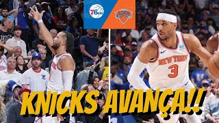 Jalen Brunson BRILHA JHart DECIDE e Knicks AVANÇA nos Playoffs   Knicks vs Sixers Análise [upl. by Introc849]