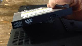 How to remove and install a DVD drive on a Dell Precision M6300 or M90 [upl. by Darby]