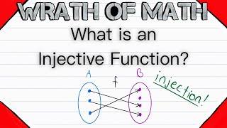 Injective Functions and a Proof  Injections One to One Functions Injective Proofs [upl. by Retepnhoj558]