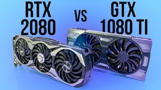 Nvidia RTX 2080 vs GTX 1080 Ti  Benchmarks amp Comparisons [upl. by Salamanca]