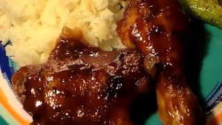 How To Make BBQ Chicken In The Oven Easy Barbecue Chicken Recipe [upl. by Ashbey]