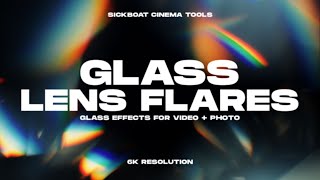 Glass Lens Flares 6K  Glass Effects for Video  Photo [upl. by Eniluqcaj]