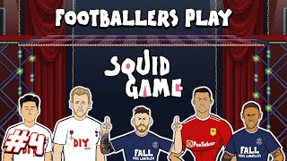 ☠️4 Footballers Play SQUID GAME☠️ Episode 4 Frontmen 36 Stepping Stones [upl. by Neerod]