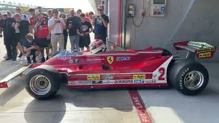 Ferrari 312 T5 Leaving Pits [upl. by Mariellen48]