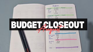 Allocating 17  of income into savings goals 🎯  August Budget Recap 24 [upl. by Milinda174]