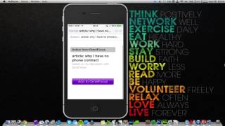 Review of OmniFocus 2 for iPhone  iOS 7 [upl. by Eltrym765]