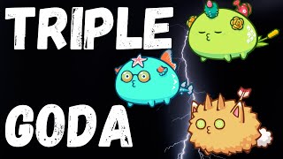 CHEAP TRIPLE GODA TEAM  AXIE INFINITY SEASON 20 META  ABP ft Michael [upl. by Lsiel]