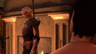 Dragon Age 2 Fenris Romance 6 Romance scene Friendship Fem Hawke [upl. by Lucienne646]