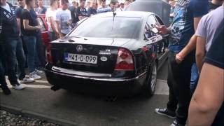 VW Passat W8 sound [upl. by Dougal389]