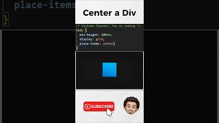 So How to Actually Center a Div codeing programming webdevelopment codewithdeveloper [upl. by Craig911]