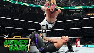 Damian Priest vs Seth Rollins — World Heavyweight Title Match Money in the Bank 2024 highlights [upl. by Alaekim168]