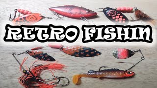 Retro Fishing Canada with oldschool lures  fishing [upl. by Zul]