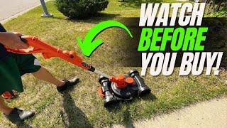 FULL REVIEW of the BLACKDECKER Electric 3IN1 Lawn Mower blackanddecker lawnmower [upl. by Ardehs]