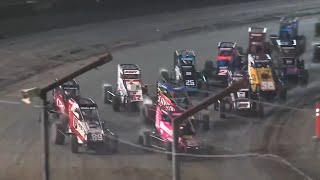 HIGHLIGHTS USAC NOS Energy Drink National Midgets  Bakersfield Speedway  November 15 2022 [upl. by Ludwigg]