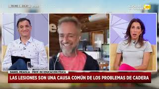 Cadera lesiones más comunes en la actividad física con el Profe Daniel Meaglia en Hoy Nos Toca [upl. by Ulani]