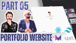 Build a Portfolio Website Using Next JS Tailwind CSS amp Framer Motion  Part 5 [upl. by Loris]