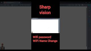 Sharp Vision AS344 ONT Router SSID Change  Sharp Vision Router SSID amp WiFi Password Change shorts [upl. by Ninehc]