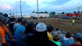 Stearns County Fair Truck and Tractor Pull 7292018 [upl. by Schacker485]