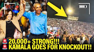 SURGING Kamala DESTROYS Trump in BIGGEST Rally Yet [upl. by Caras780]