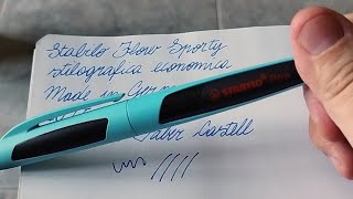 STABILO Flow Sporty stilografica  test e recensione [upl. by Valaree594]