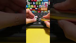 Drawing F3 logo on the keyboard shorts diy art tiktok trending [upl. by Cir]