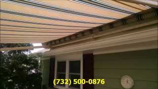 Lots of Deck and Patio Awning Jobs 2015 by Shade One Awnings Monmouth Ocean County SunSetter Dealer [upl. by Graner285]